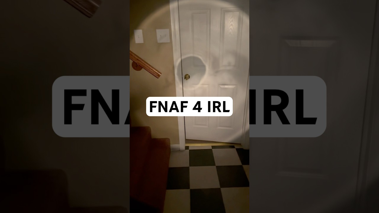 FNAF 4 In Real Life! 😳
