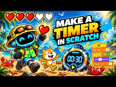 Make a TIMER in Scratch: Ro-Byte Adventure [Part 10]
