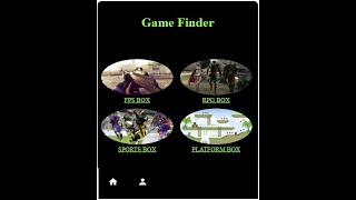 Game Finder App, Final Project screenshot 3