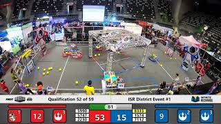 Qualification 52 - 2020 ISR District Event #1