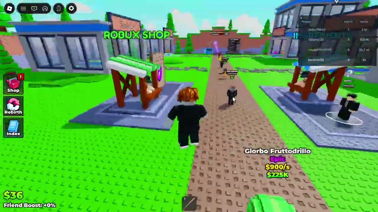 Evoluindo uma conta no laboratorio brainrot