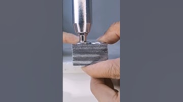 Can you see what the thickness is?  Mother and child rivets #rivet #hardwaretools #how