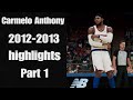Carmelo Anthony 2012-2013 highlights Part 1 | NBA2K22 | PS5