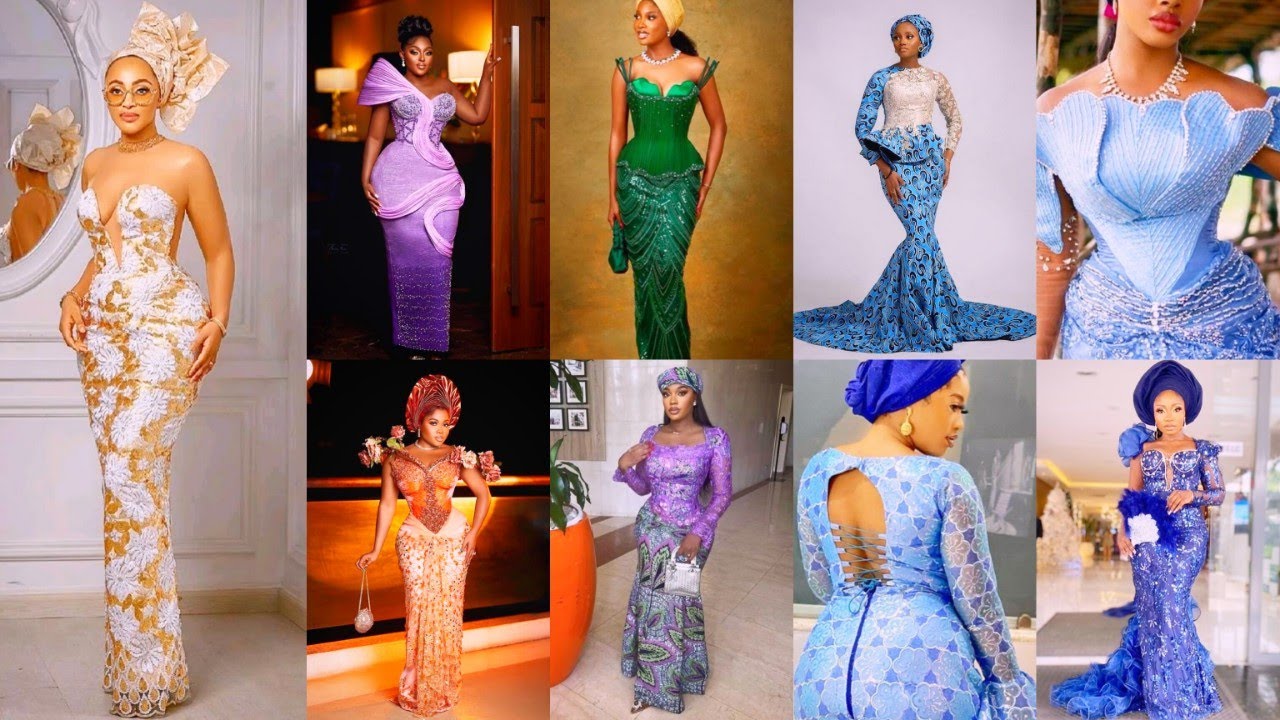 Lace Styles Ankara Casual Dresses 2021 100 New And Stylish Asoebi Lace  Ankara Styles And Designs