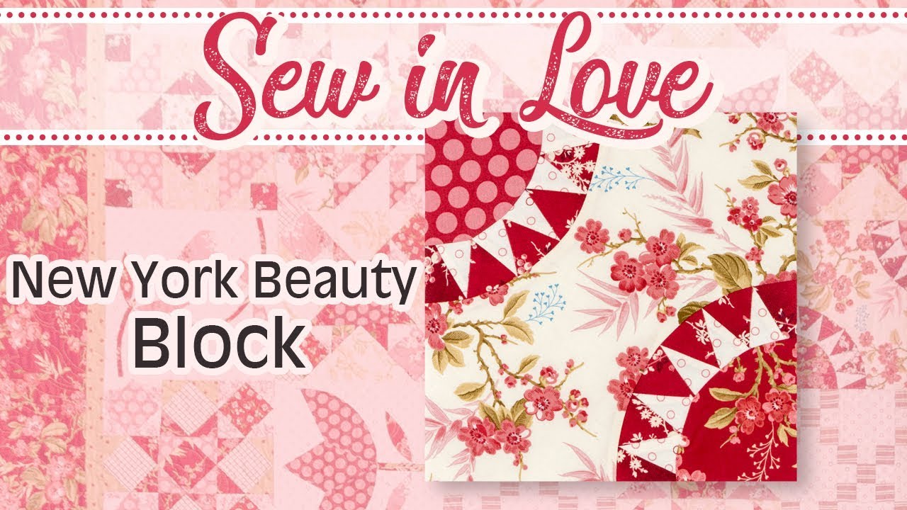 How to Make the ‘New York Beauty’ block by Edyta Sitar | Fat Quarter Shop