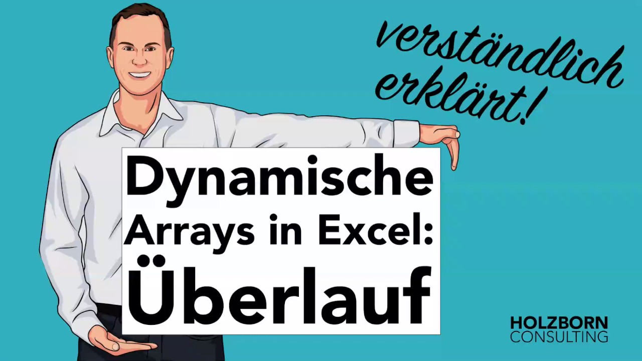 New #073 Dynamische Arrays neu ab Excel 365: Überlauf - Matrix-Formeln werden abgelöst - Excel Tipp