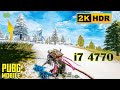 I7 4th Gen PUBG Mobile 2K HDR Test | Max Graphics + 60 FPS Smooth Gameplay | 15 Kills Chicken Dinner