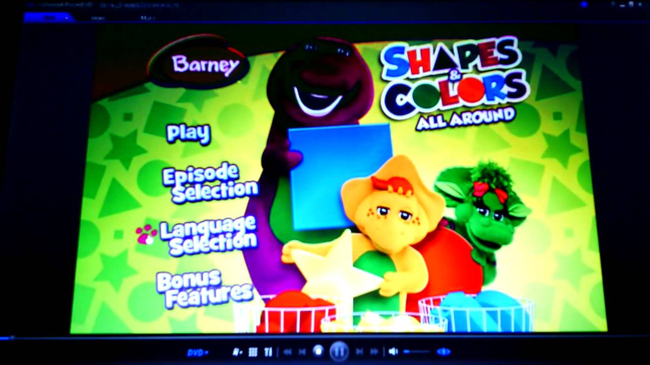 Barney Shapes And Colors All Around Youtube