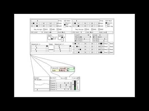 (011) PureData - Moog Subharmonicon clone demo