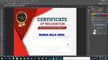 How to make elegant certificate using Photoshop CS6
