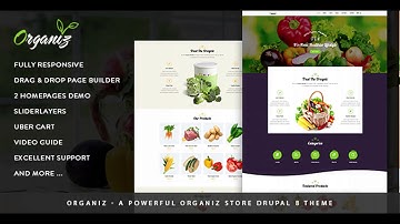 Organiz - A Powerful Organiz Store Drupal 8 Theme | Themeforest Website Templates and Themes