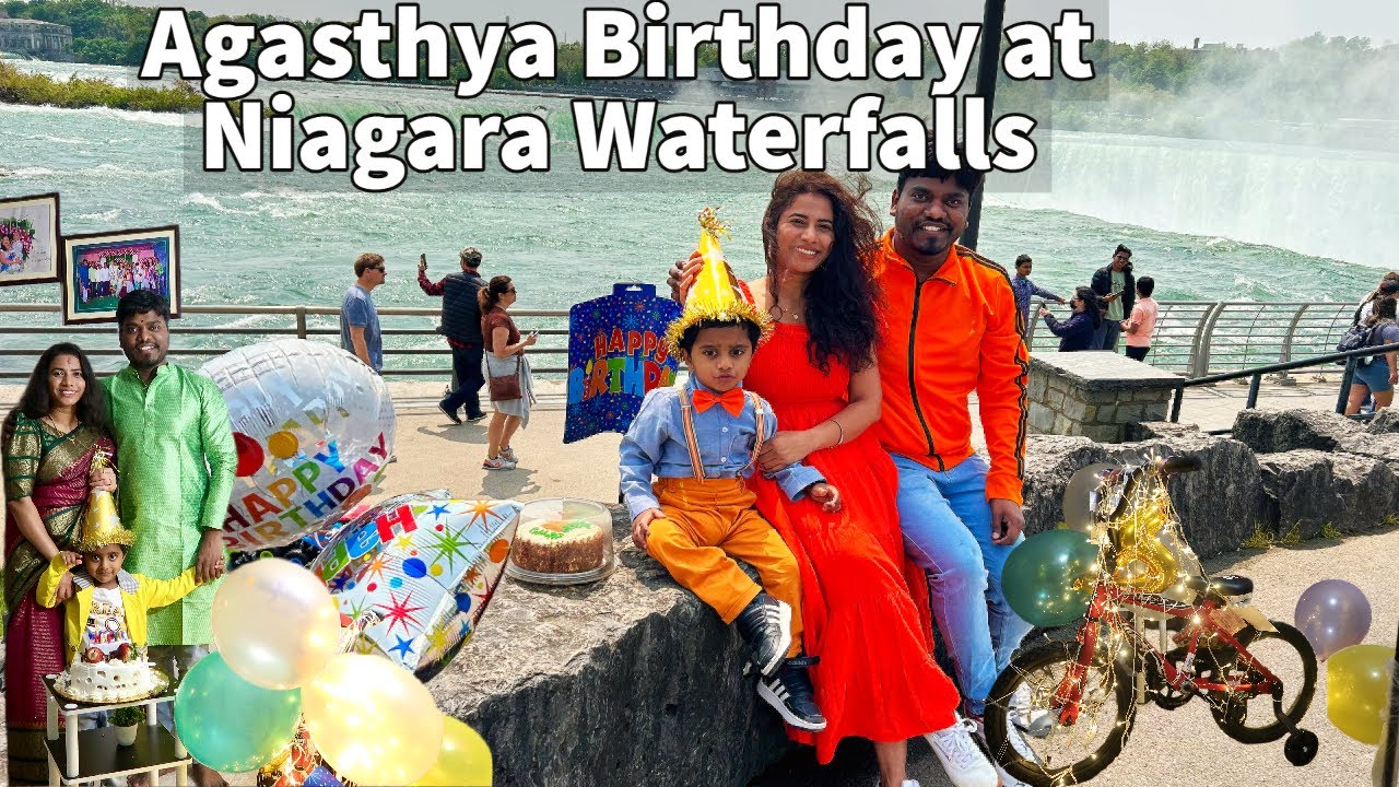 Surprise Birthday at NIAGARA Niagara Falls Horseshoe Falls and Bridal