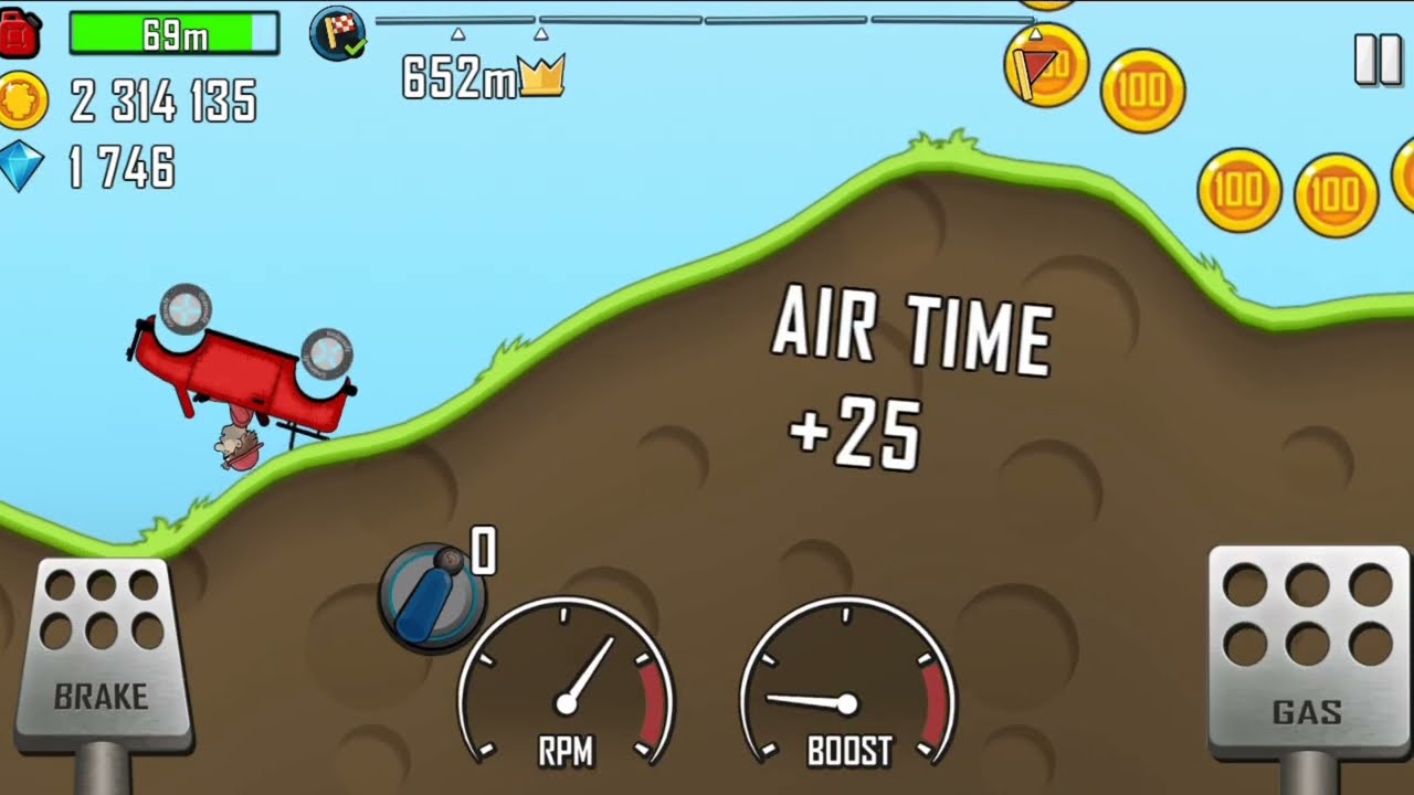  😨HILL CLIMB RACING 🚙 #GAMING #HILLCLIMBRACING # top1 