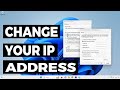 Comment modifier et changer facilement ladresse ip sur windows 11  10  8  7 