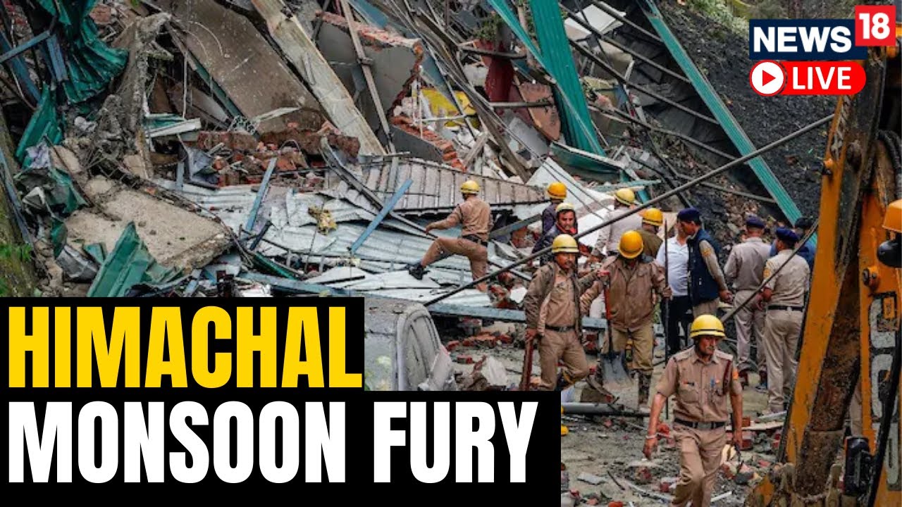 Himachal Rain News LIVE | Himachal Flood News | Rain Fury In Himachal Pradesh | Himachal Rains News