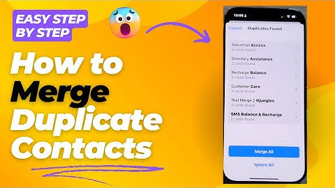 📱 How to Merge Duplicate Contacts on iPhone 16/16 Pro Max | iOS 18 📨✅