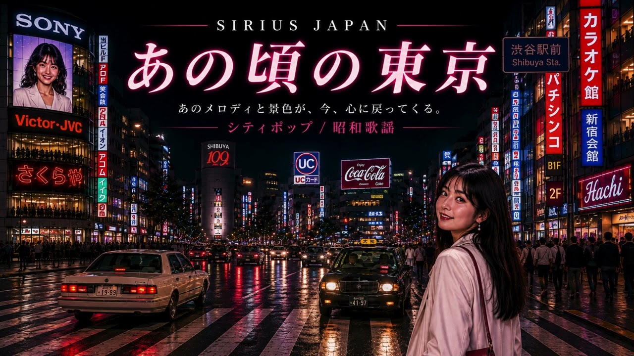 昭和歌謡 / CITY POP / 女性ボーカル 】あの頃の東京 / SIRIUSJAPAN