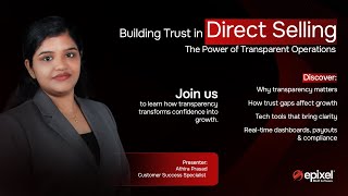 Building Trust in Direct Selling | Transparent Operations, Technology &amp; Growth |MLM