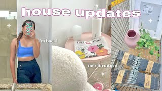 week in my life: house updates, building furniture | im back!!