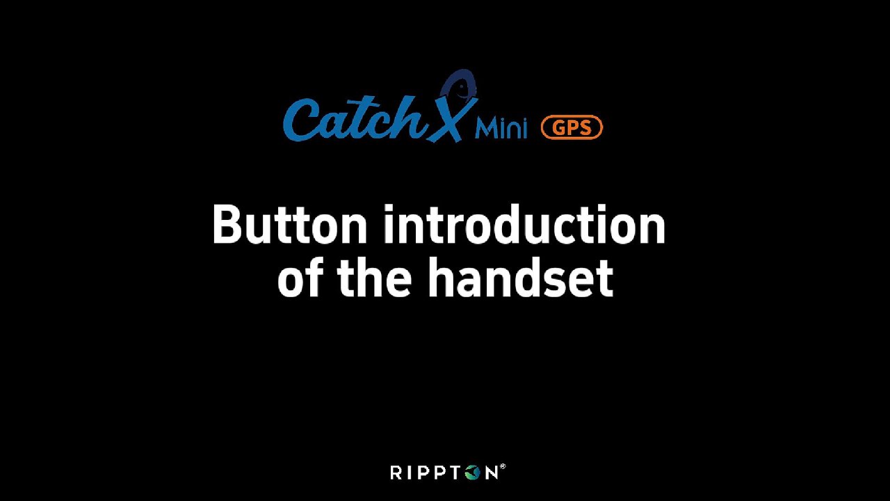 Button introduction of the handset  | CatchX Mini GPS Bait Boat