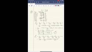 Binomial method (solution of 2 missing values)