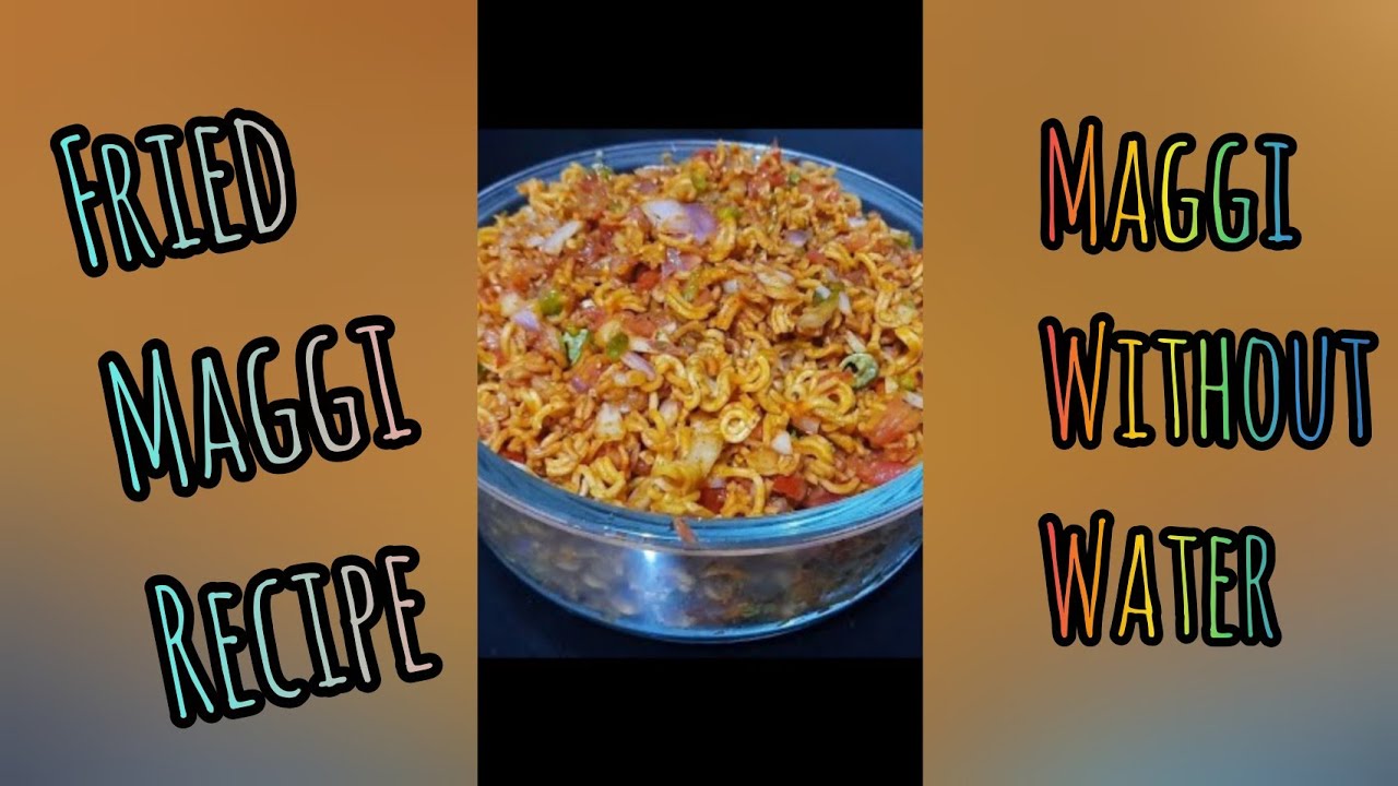 5 minute Fried Maggi SaladVerity Maggi Bhel recipe YouTube