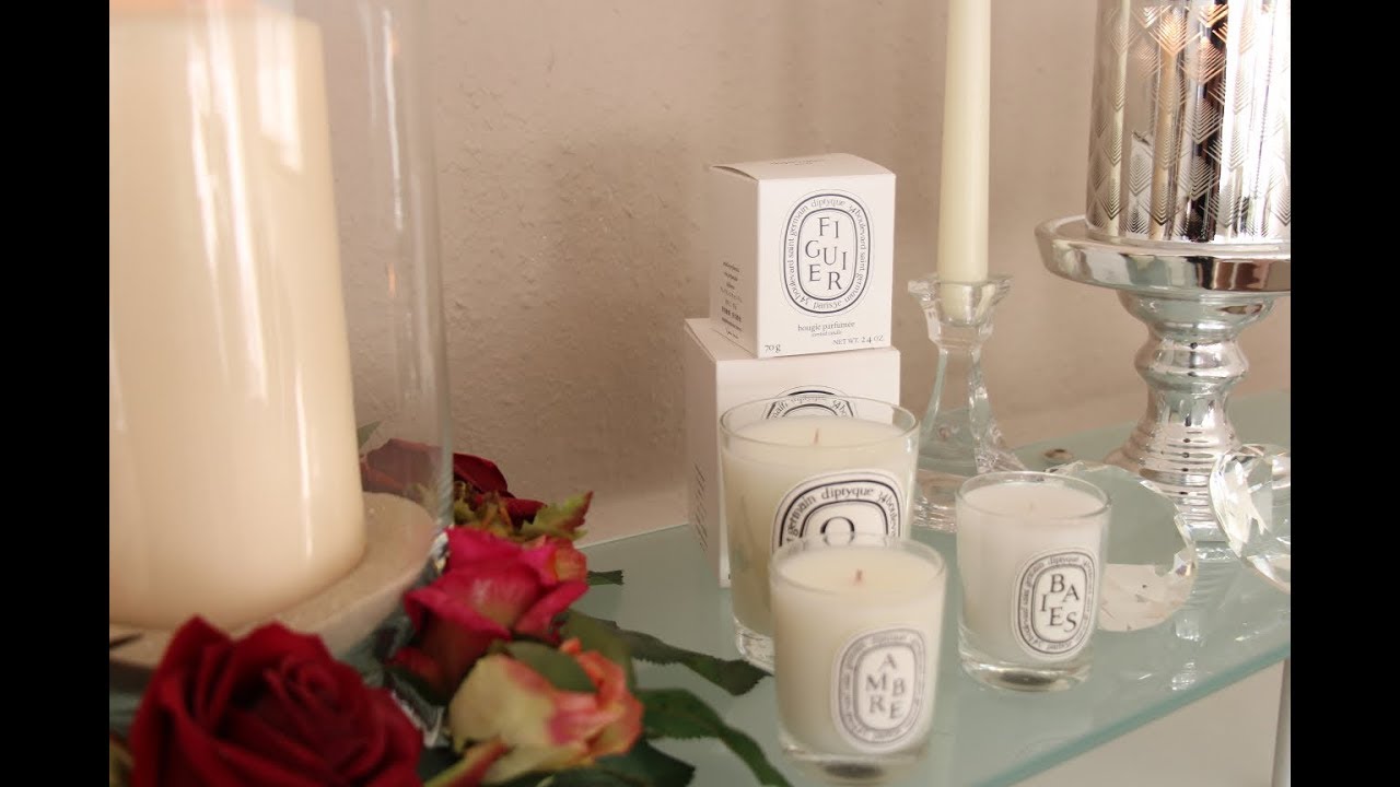 DIPTYQUE VELAS PERFUMADAS UM LUXO - YouTube