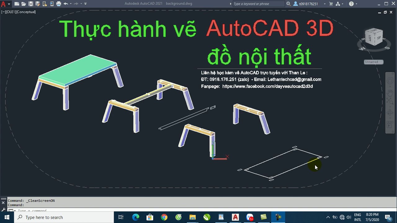 Vẽ AutoCAD đồ nội thất 3D là một công việc đòi hỏi sự tỉ mỉ và tinh tế để tạo ra những mẫu thiết kế tuyệt đẹp. Với khả năng tinh chỉnh các chi tiết và hình dạng, bạn có thể tạo ra một không gian sống đẹp mắt và tiện nghi. Hãy xem hình ảnh để cảm nhận nét độc đáo trong thiết kế nội thất này.