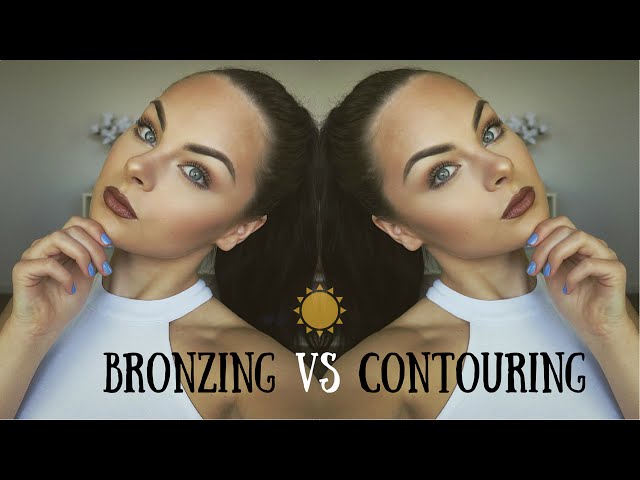 Bronzing vs Contouring Demo ♡ What's the Difference? 