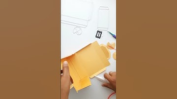 3D Suitcase Paper Gift box using Crealies "Create a Box"  dies