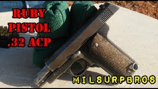 Celebrity Ruby Pistol in .32 ACP (Spanish Production for French in WWI) Profile