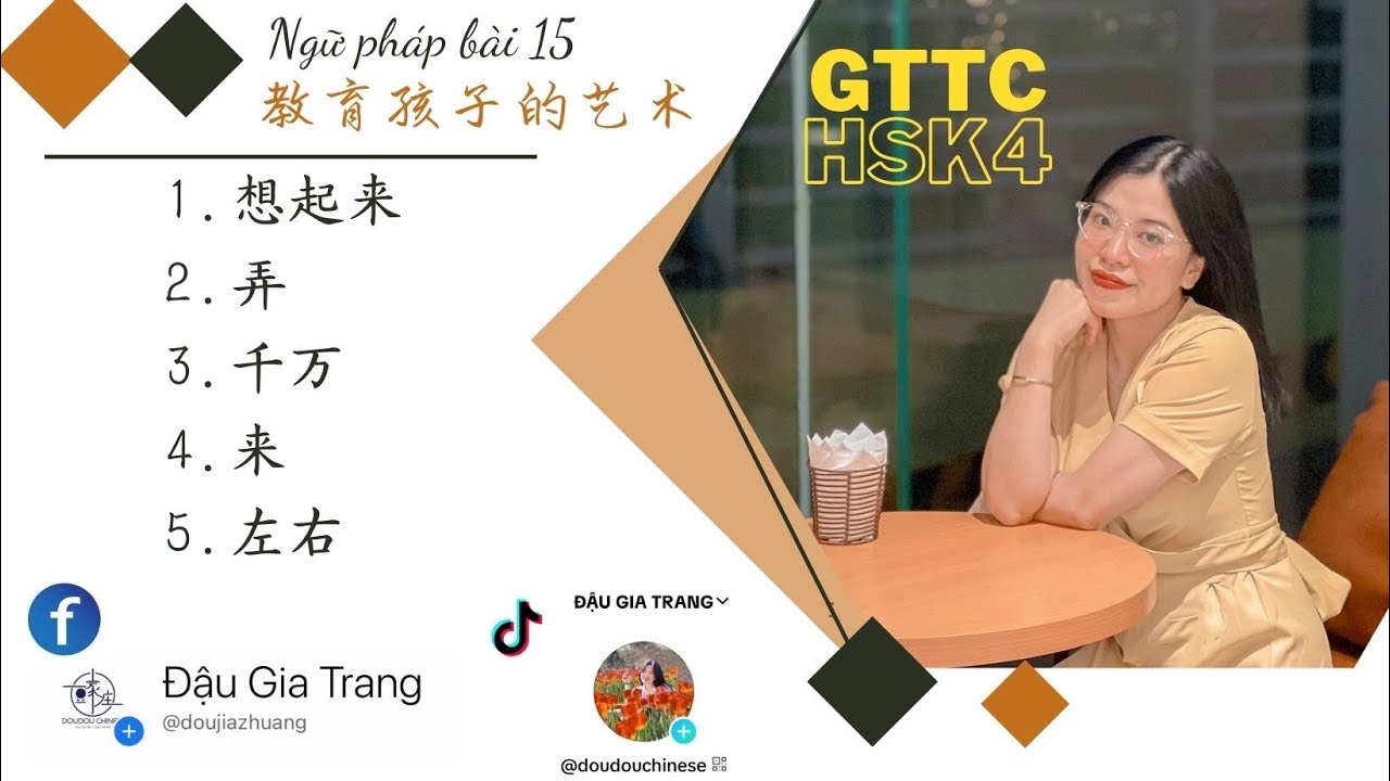 GTTC HSK 4 Ngữ pháp bài 15