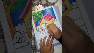 #mewarnai #gambar #sketsa #crayon #belajarsketsa #drawing #menggambar #art