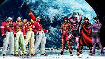 [KOF Mugen] Yashiro Nanakase Team vs Joe Higashi Team