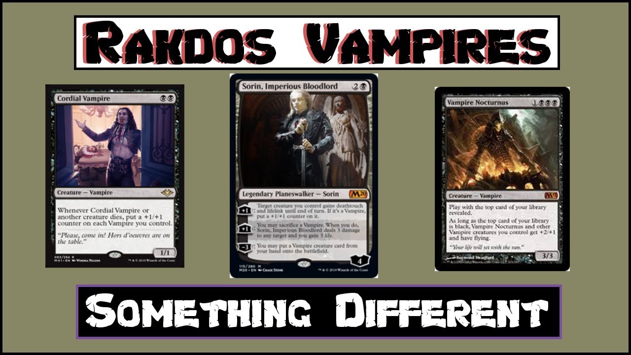 Magic the Gathering MTG Modern Horizons CORDIAL VAMPIRE