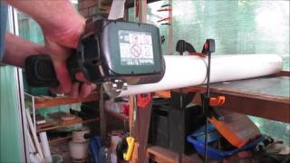 Chamfer and scratch pvc pipe. hdpe maybe.