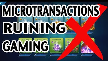 Microtransactions Are Ruining Video Games and You Know It