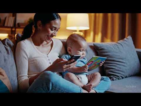 Happy Mom Son download Momsbaby Baby Tracker FREE today
