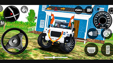 Modified Mahindra Thar😈Games:Indian Thar (Gadi Wala Games) Car Game Android Game - And roid Gameplay