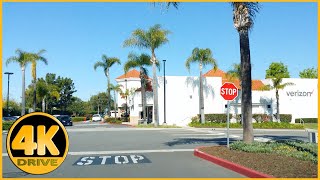 Driving Tour of Imperial East Shopping Center, Brea [4K]