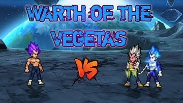 Vegeta Hakaishin VS Vegeta SSB & Vegeta SSJ5 in Jump Force Mugen