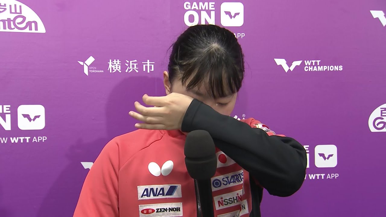 【インタビュー】大号泣の張本美和 勝敗分けたタイムアウト「負けは負け。すごく疑問に思う点がたくさん」｜WTTチャンピオンズ横浜2025
