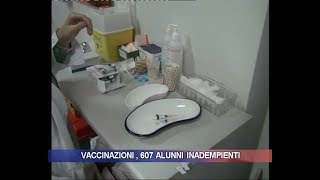 Vaccinazioni Obbligatorie, 607 Alunni Inadempienti