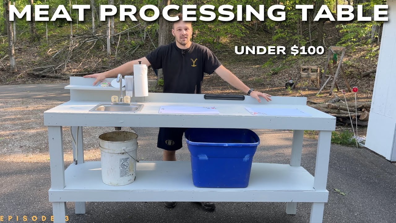 Meat Processing Table - DIY - YouTube