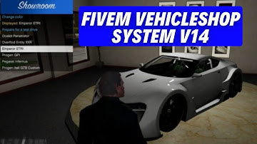 Fivem VehicleShop System V14 | FiveM Scripts | FiveM Mods