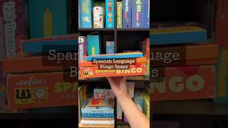Spanish Language Bingo Games for Kids #backtoschool #boardgames #learningthroughplay #homeschoolmom