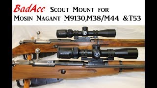 Mosin Nagant NDT Scout Mount Gen 2 - for Long Eye Relief Scopes