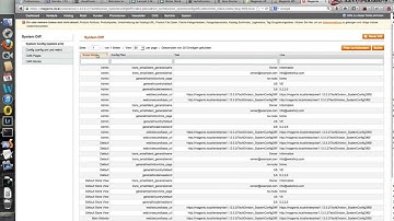 Magento System-Config-Diff Extension - English