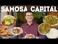 Samosa capital of india jhansi l kadhi samosa l bhojanalaya food  hari mirch dal tadka  best kheer