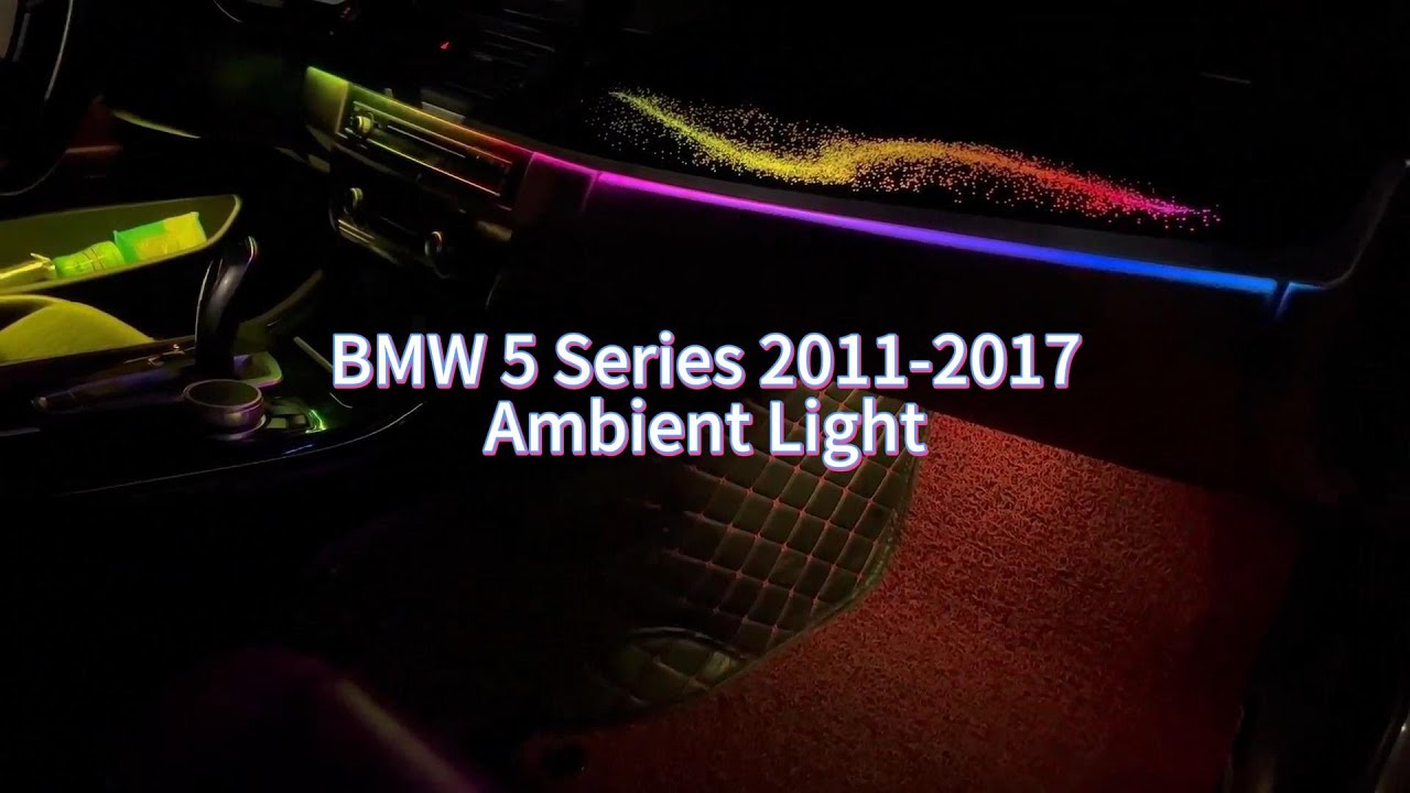 BMW 5 Series F10 2011-2017 Ambient Lighting(Galaxy) | Rainbow | OEM ...
